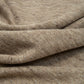 Knit Polo in Linen Cotton Brown Melange