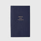 Dream and Thoughts Panama Notebook Navy