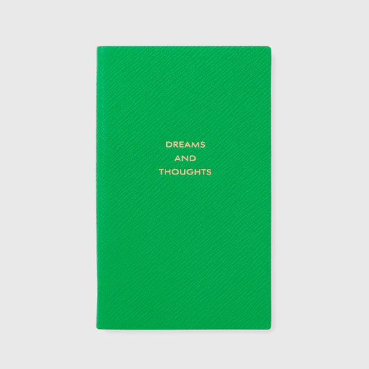 Dream and Thoughts Panama Notebook Emerald