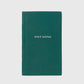 Golf Notes Panama Notebook Forest Green