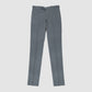 Medium Rise Slim Fit 120´s Wool Trouser with Side Adjusters - Mid Grey Melange