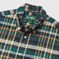 Green Archive Madras Button Down Shirt Red