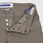 5 pocket Nick Fit, Cotton Lyocell Trousers Taupe