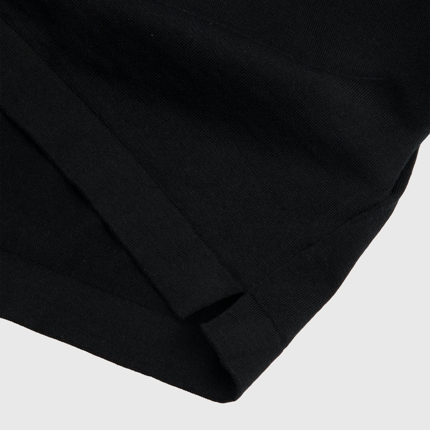 Knit Fine Gauge T-Shirt Black