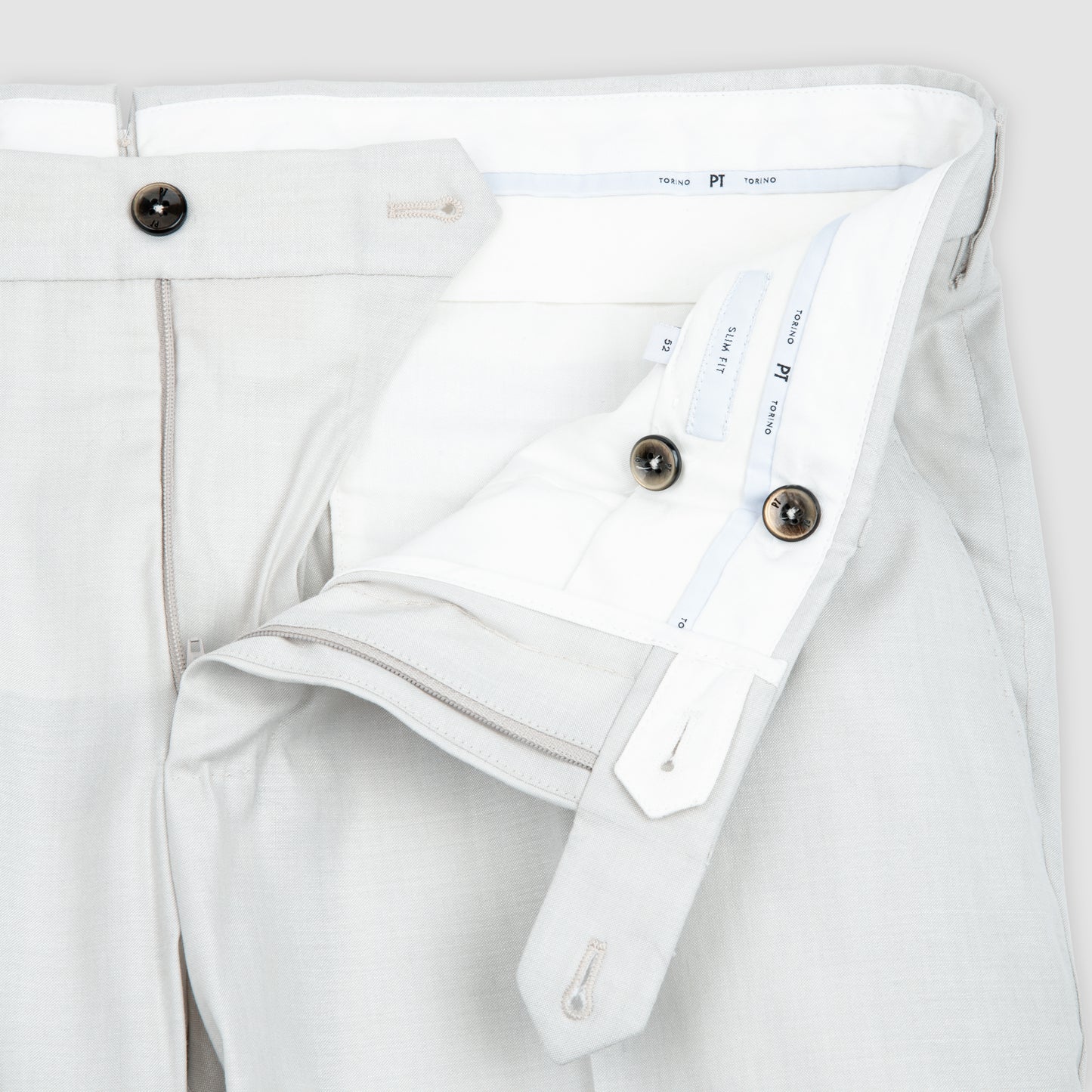 TO68 Melange Lux Soft Wool and Viscose Trouser Cream