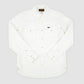 13.5oz Denim Western Shirt White