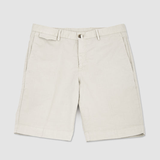 NU35 Shorts in Lighweight Stretch Cotton Light Grey