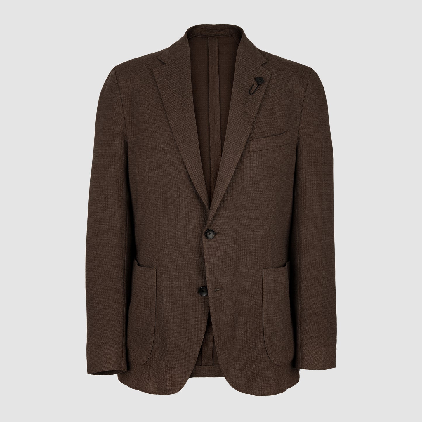 Wool and Silk Single Breasted Jacket - Beige