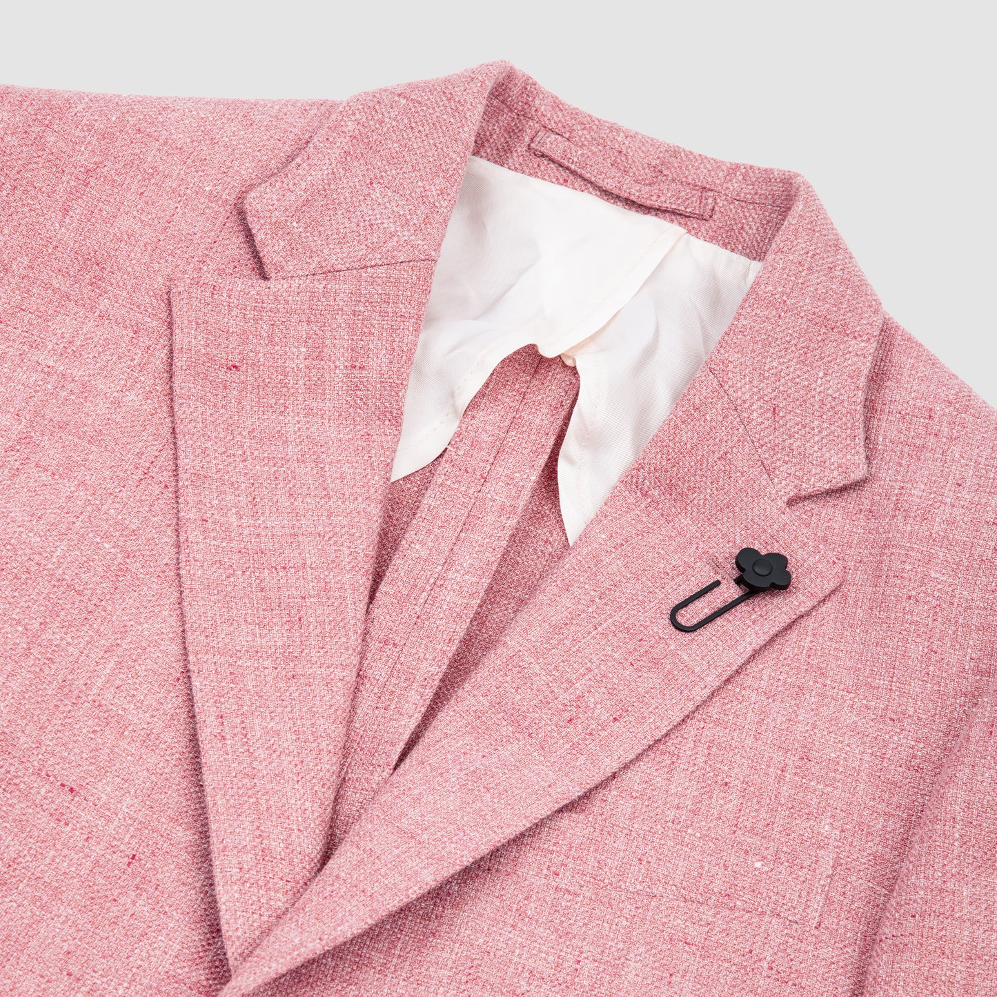 Wool and Linen Single Breasted Jacket