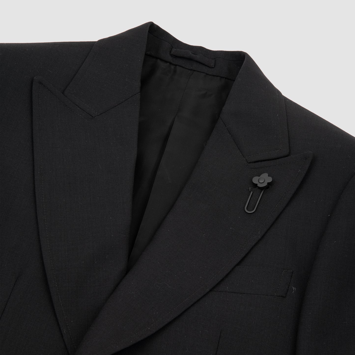 Wool Peek Lapel Attitude Single Breasted Suit