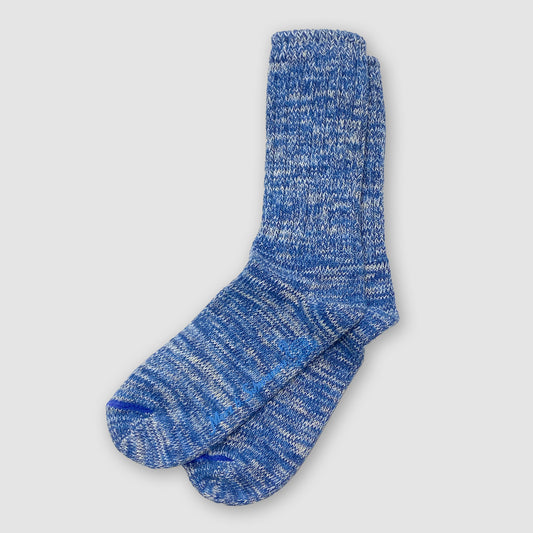 Melange Socks - Denim Blue Nature