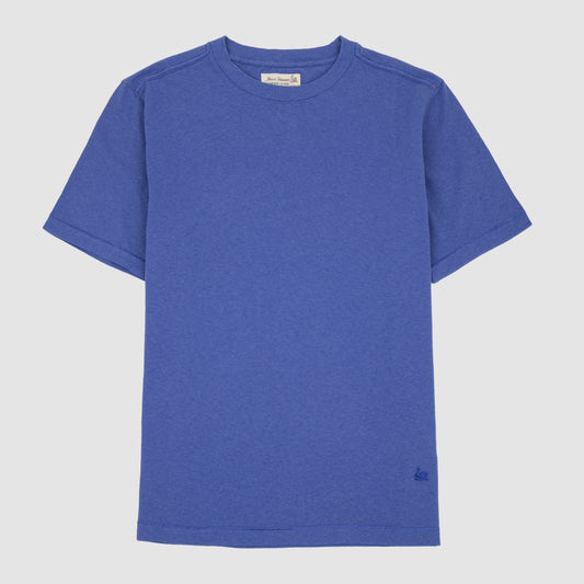 Cotton-Hemp Relaxed Fit 5,4 oz T-Shirt - Washed Blue
