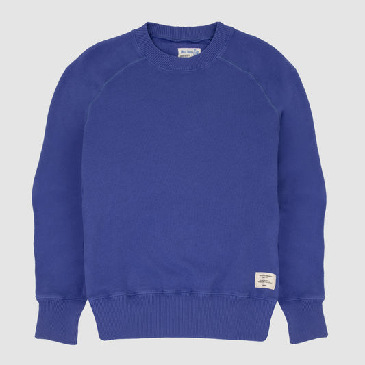 Organic Cotton Relaxed Fit 10,6 oz Sweatshirt - Vintage Blue