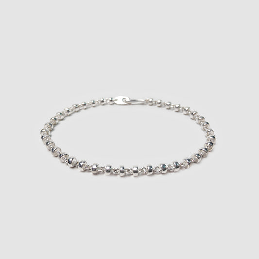 Omni 4MM Bracelet in Silver -7.5"
