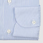White & Blue striped, Eduardo Spread Collar, Napoli Fit 170/2 Dress Shirt