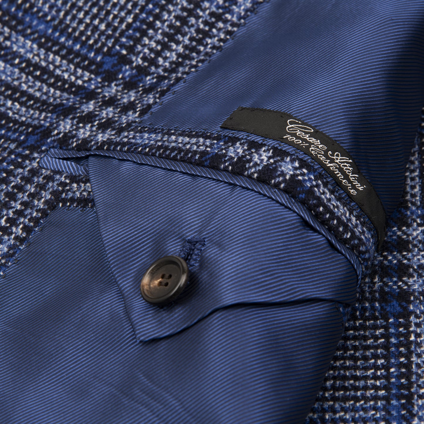 Overcheck Cashmere Jacket