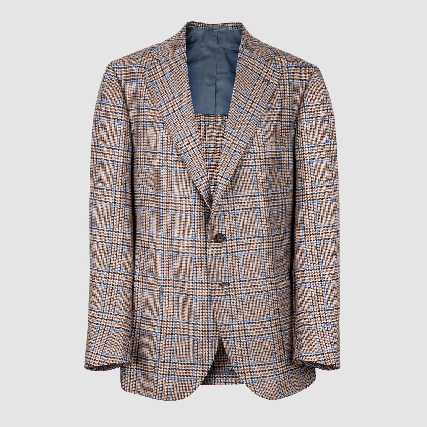 Overcheck Cashmere Jacket