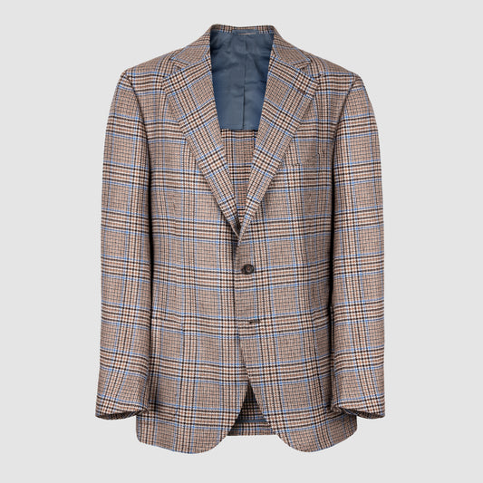 Overcheck Cashmere Jacket