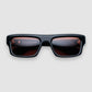Cleavon 57, Eclipse 2, Red Lenses, Dark Gold Hardwear