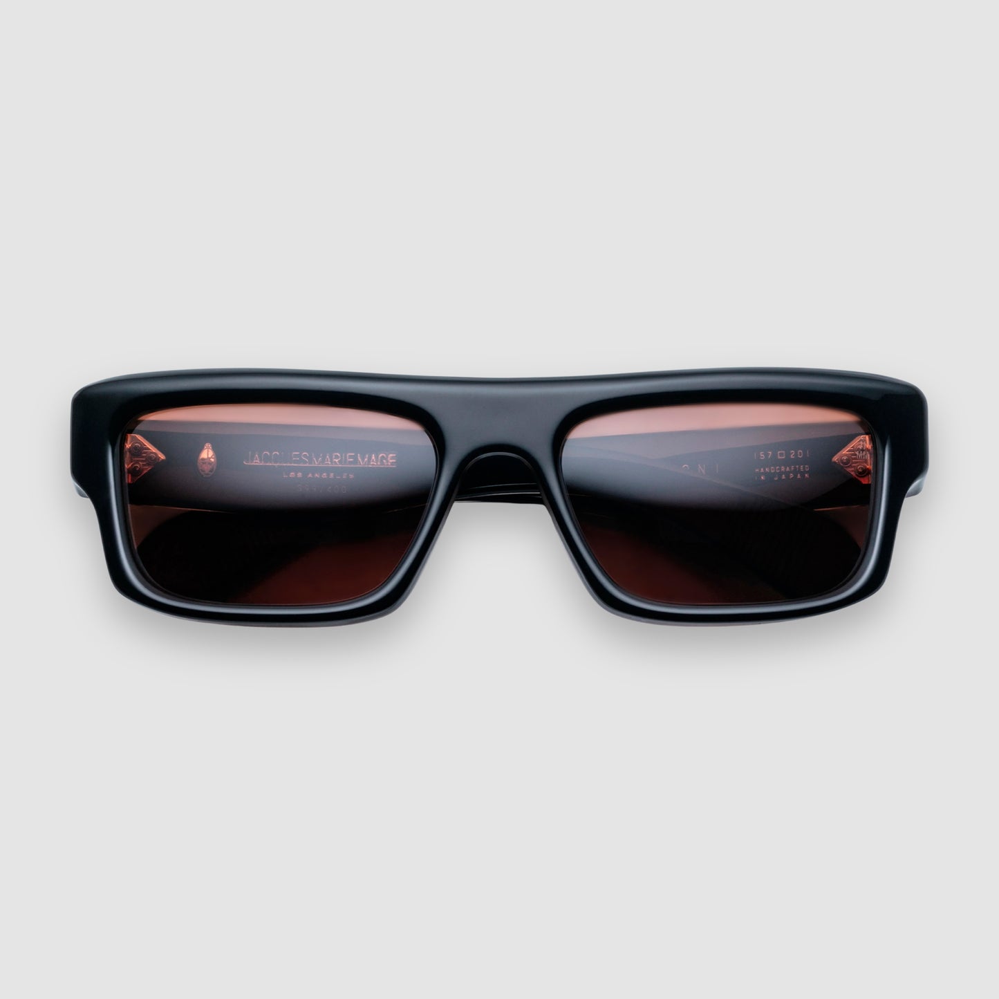 Cleavon 57, Eclipse 2, Red Lenses, Dark Gold Hardwear