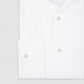 Double Button Down Twill Sportshirt White