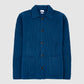 English Rib Sweater Jacket Blue