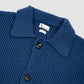 English Rib Sweater Jacket Blue