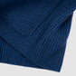 English Rib Sweater Jacket Blue