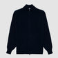 Full Zip Cardigan Wool Cashmere Blue