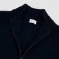 Full Zip Cardigan Wool Cashmere Blue