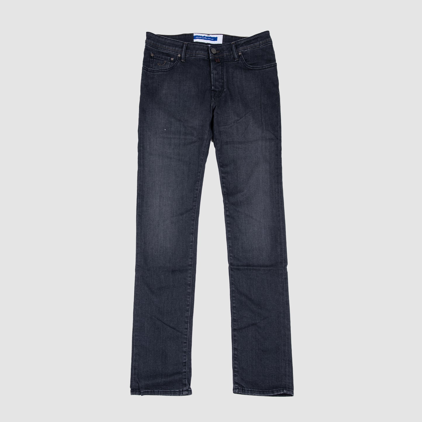 5 Pockek Nick Super Slim Fit with Black Patch Jeans - Mid Black