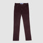 5 pocket Nick Super Slim Fit Sportpants Burgundy