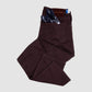 5 pocket Nick Super Slim Fit Sportpants Burgundy