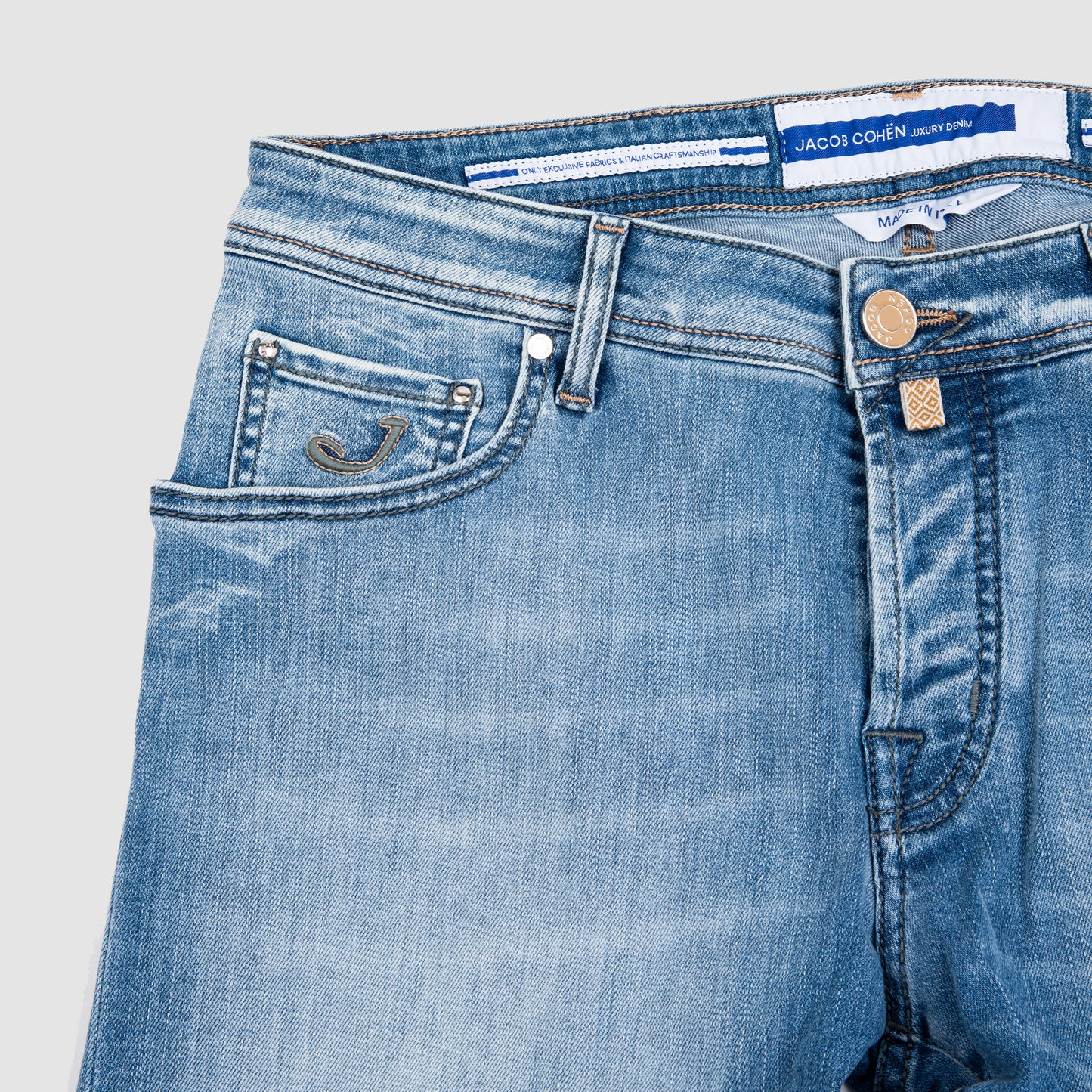 5 Pocket Nick Super Slim Fit with Natural Patch Jeans Light Blue