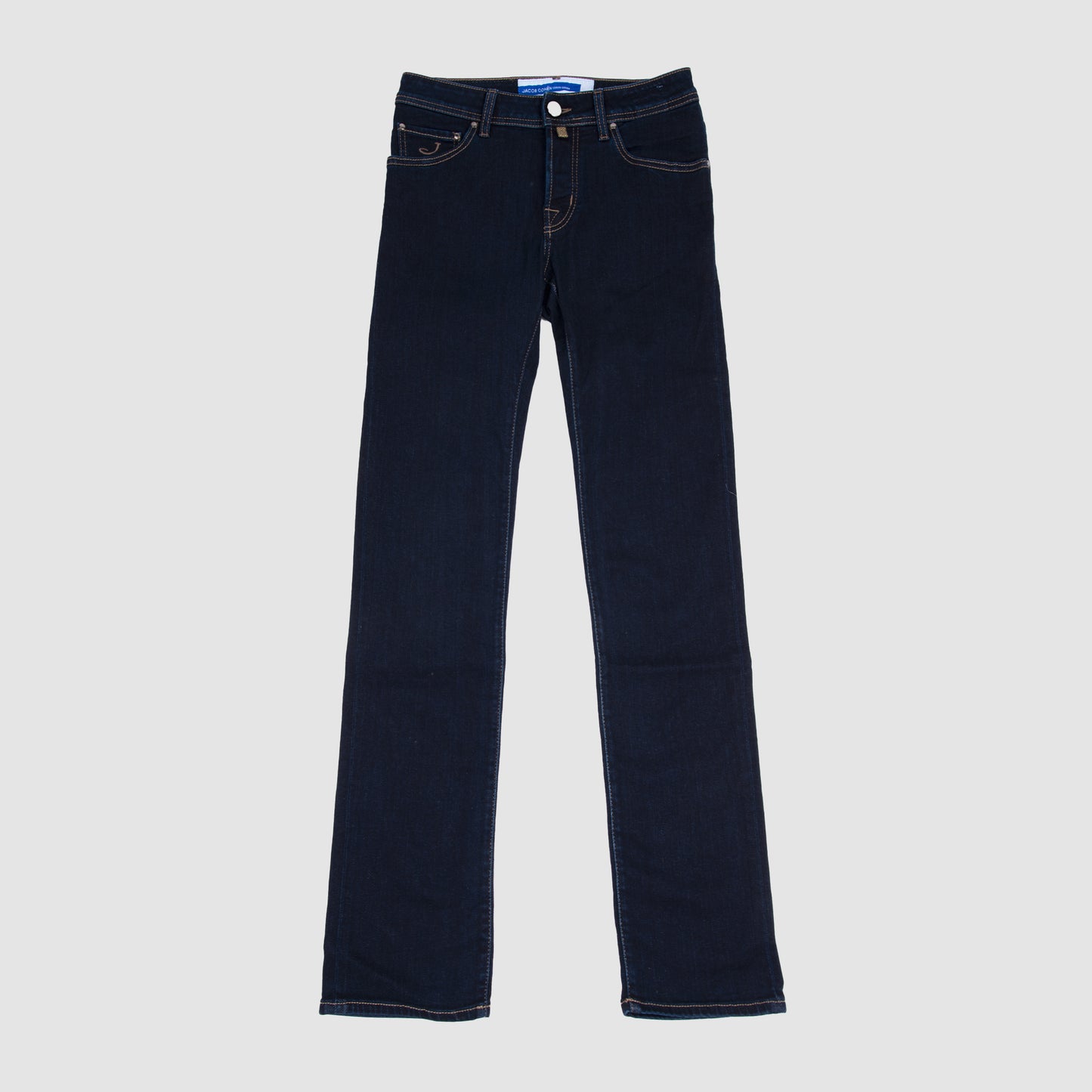 5 Pocket Nick Super Slim Fit with Grey Patch Jeans - Dark Blue