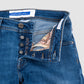 5 Pocket Nick Super Slim Fit with Natural Patch Jeans - Mid Blue