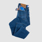 5 Pocket Nick Super Slim Fit with Natural Patch Jeans - Mid Blue
