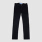 5 Pocket Nick Super Slim Fit with Black Patch Jeans - Black
