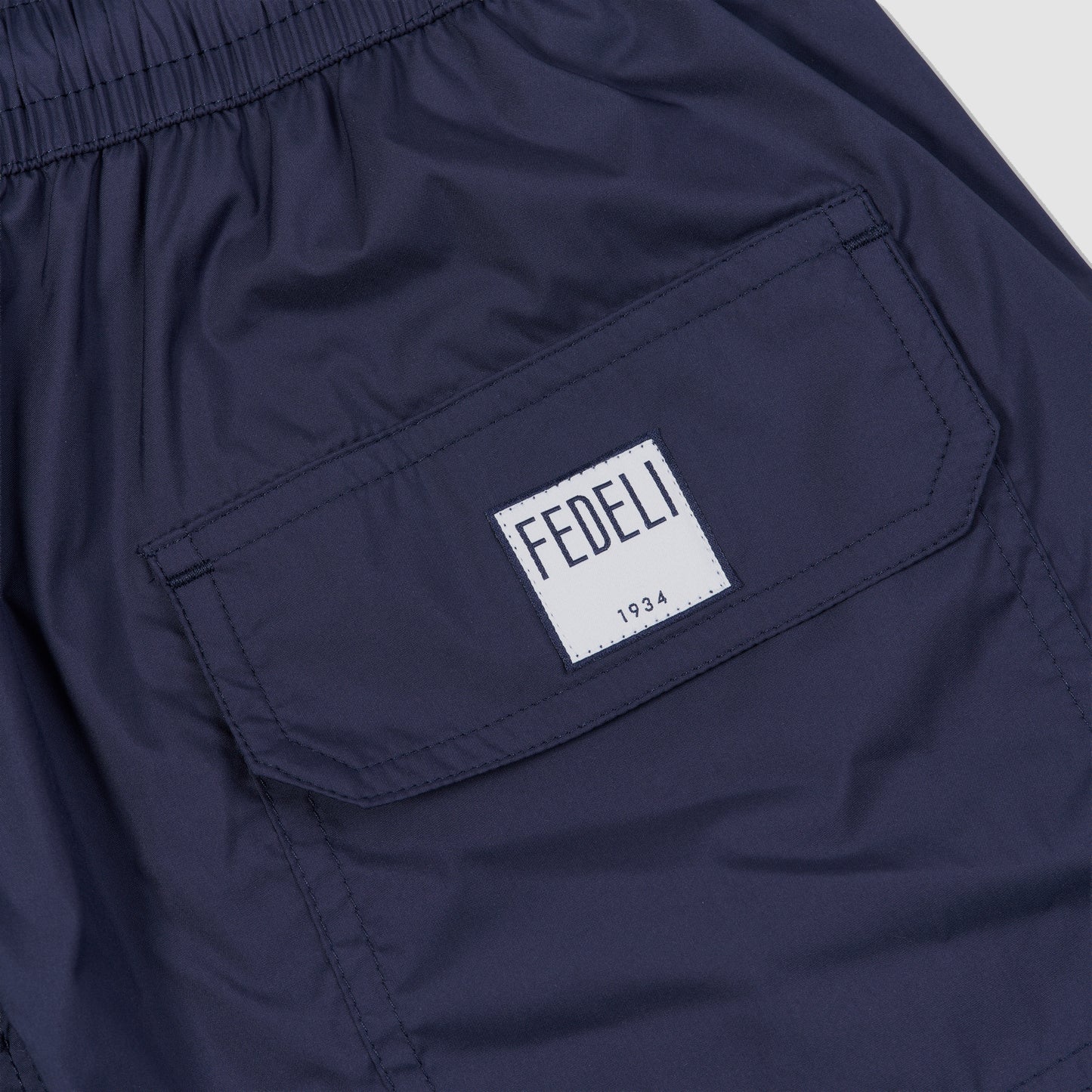 Solid Color Swim Shorts