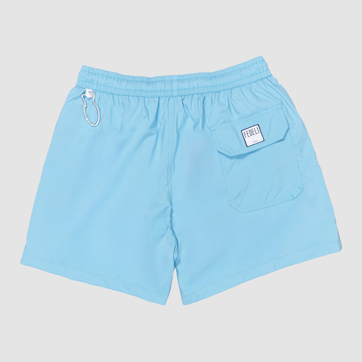Solid Color Swim Shorts
