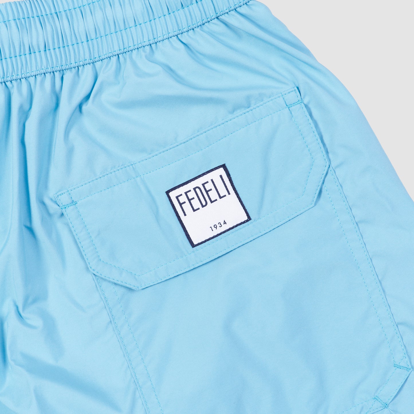 Solid Color Swim Shorts