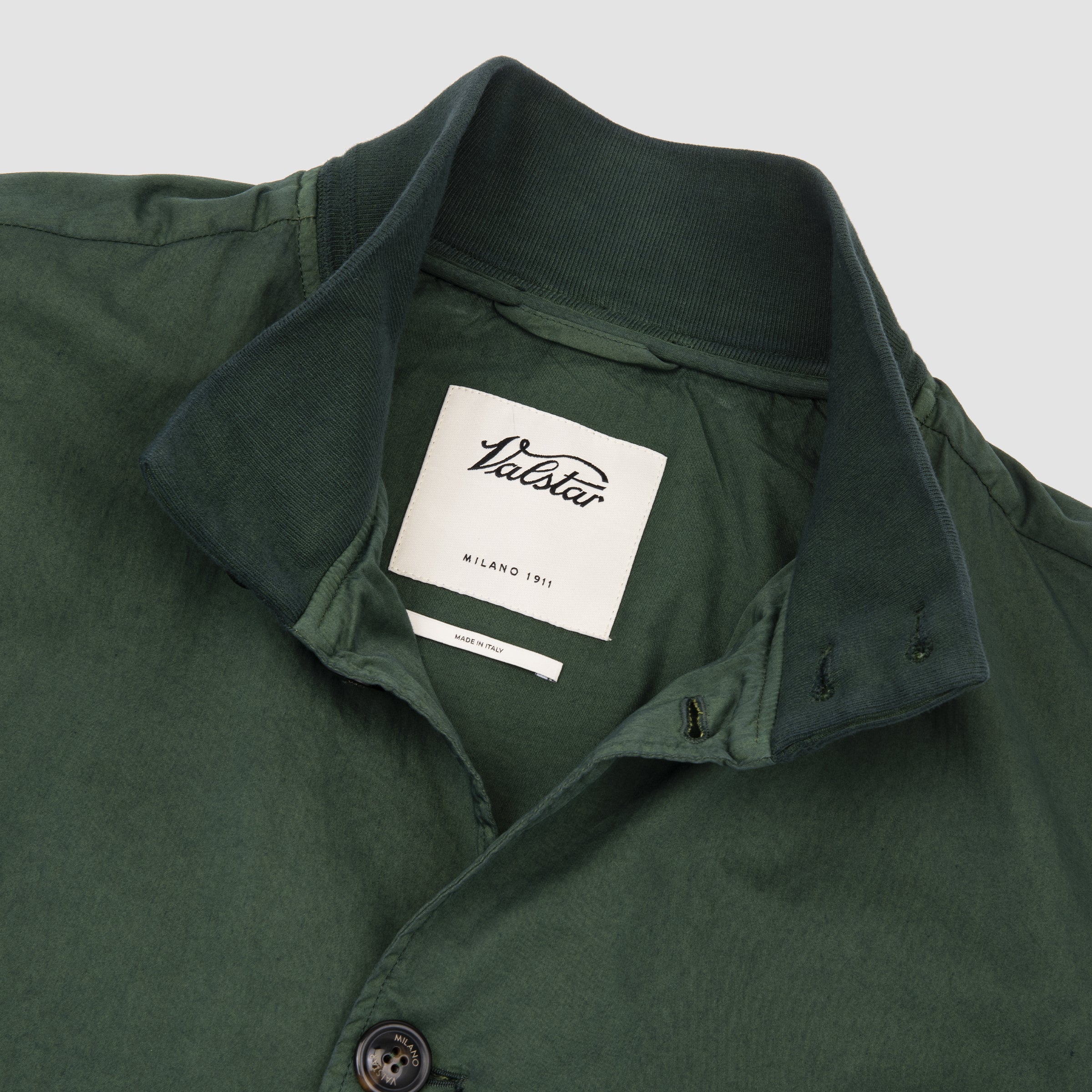 Valstarino Cotton Nylon Unlined Jacket - Green – Silver Santa Fe