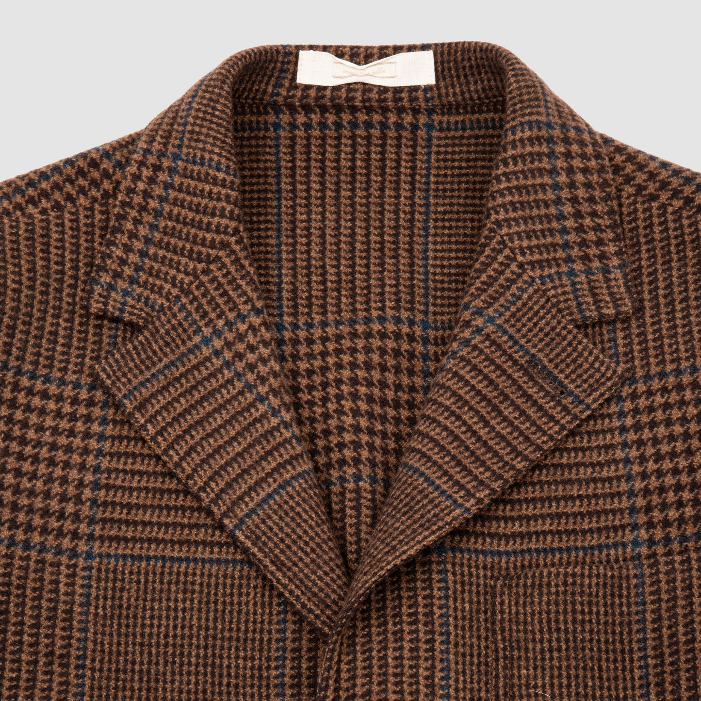 Unstructured Blazer Patch Pockets Brown