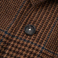 Unstructured Blazer Patch Pockets Brown