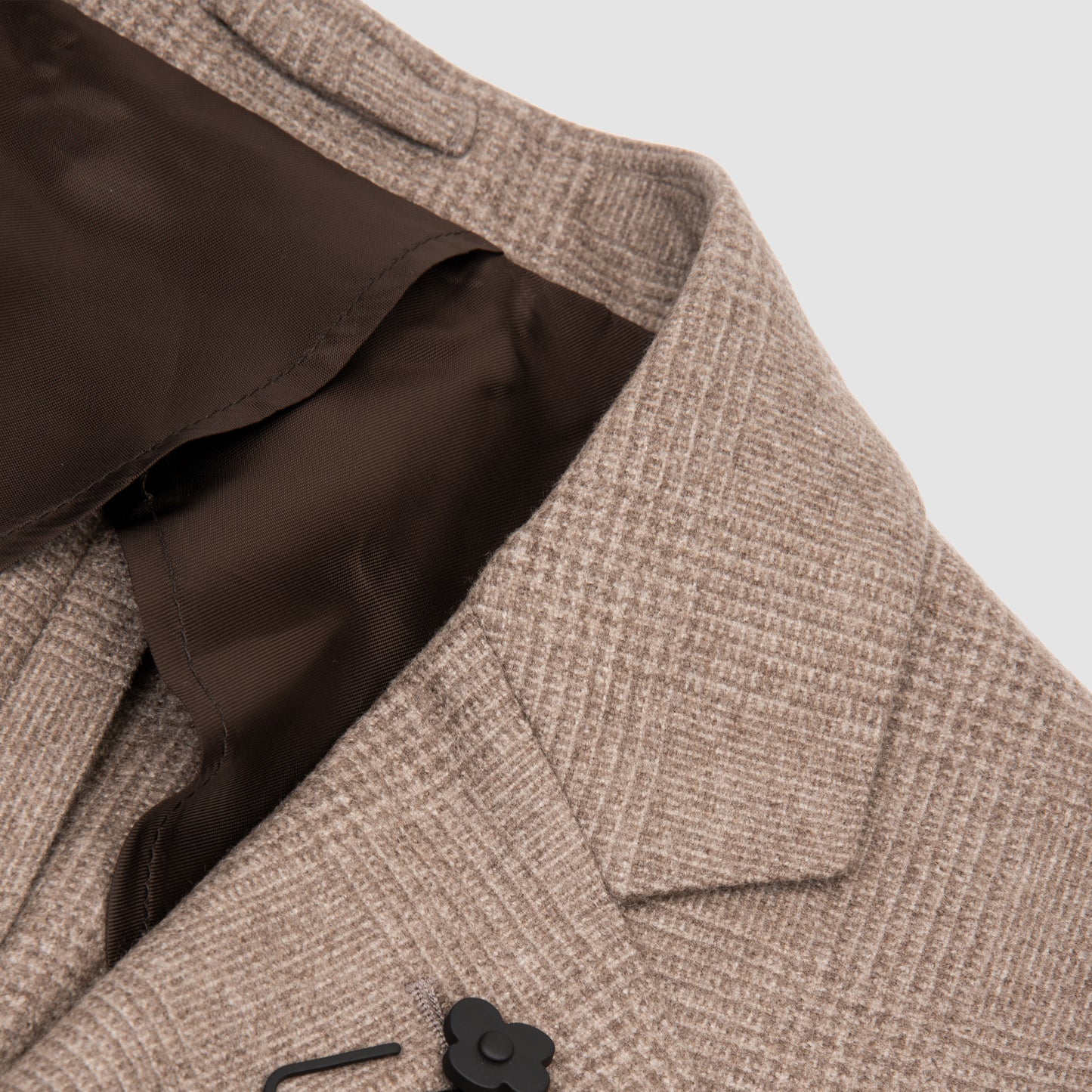 Prince of Wales Cashmere Single Breasted Sportjacket