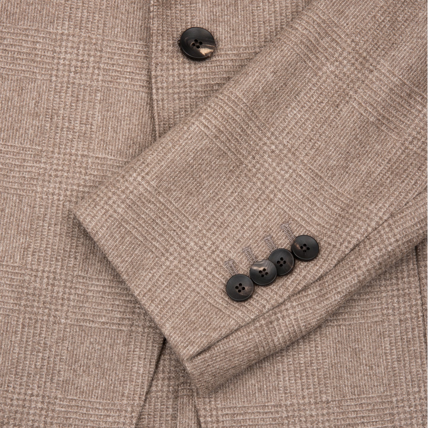 Prince of Wales Cashmere Single Breasted Sportjacket