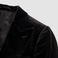 Velvet Single Breasted Notch Lapel Sportjacket