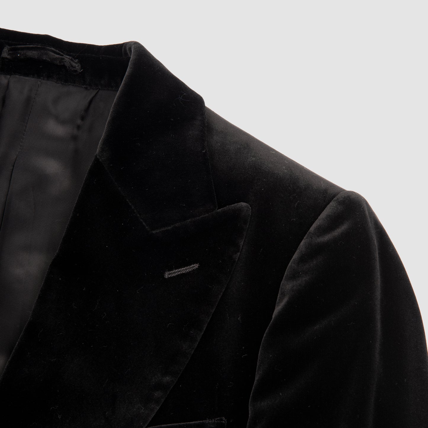 Velvet Single Breasted Notch Lapel Sportjacket