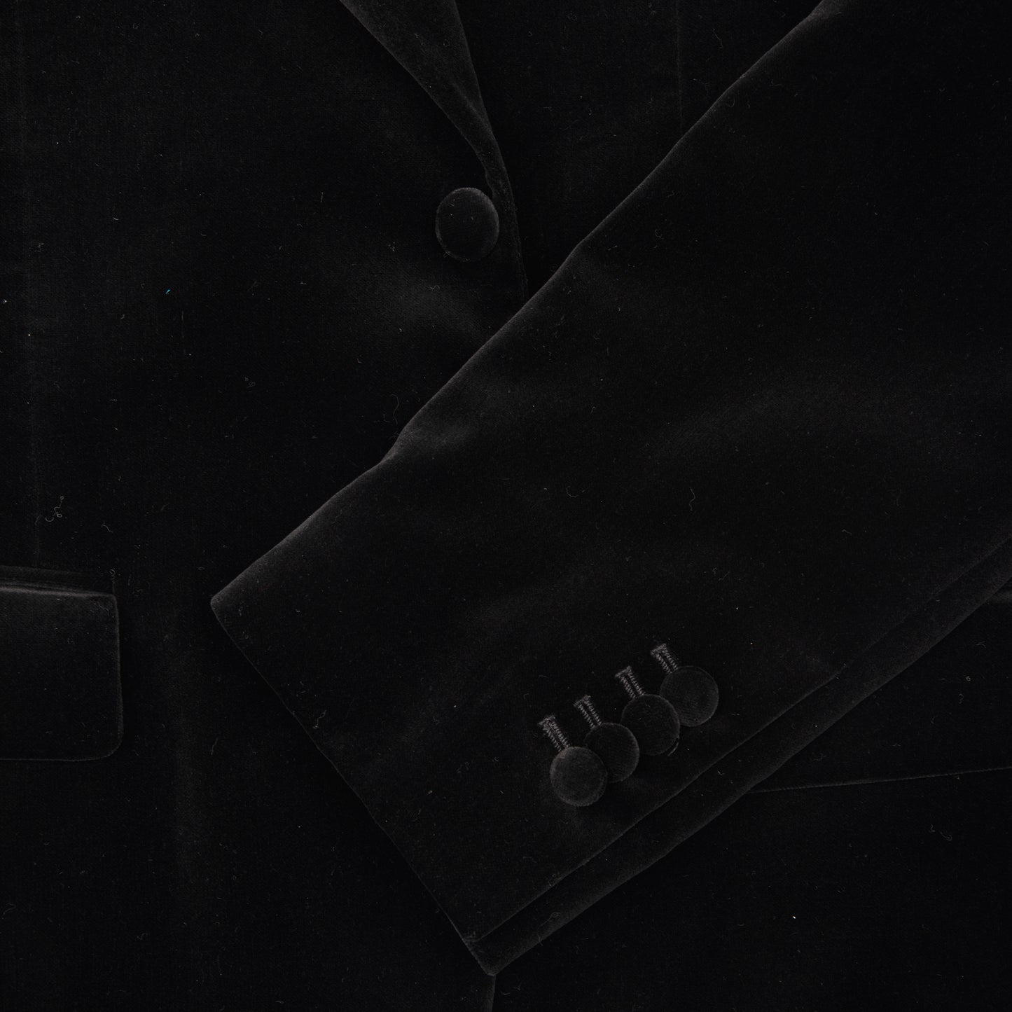 Velvet Single Breasted Notch Lapel Sportjacket