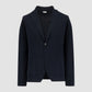 Knit Single Breasted Sportjacket Navy